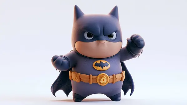 Cute Chunky Batman Character — image 1