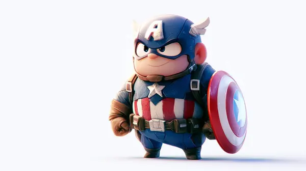 Cute Chunky Batman Character — image 2