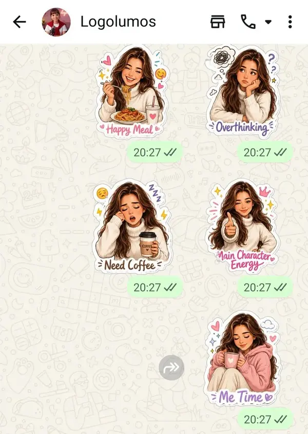Premium Character Sticker Sheet — image 2