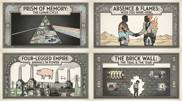 Pink Floyd Album Concepts as Symbolic Story-Posters