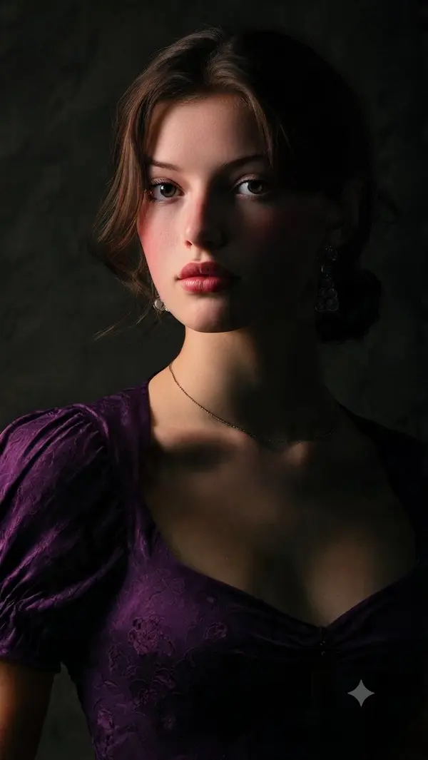 Renaissance Portrait in Deep Shadows