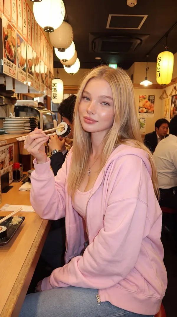 Cozy Izakaya Sushi Portrait — image 1