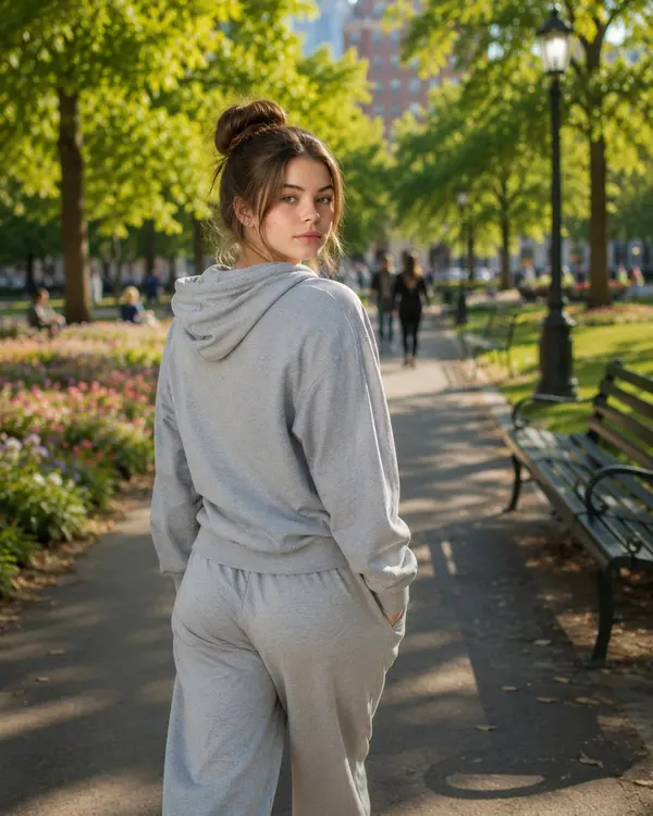 Woman in Park on Sunny Afternoon — image 2