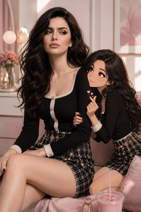 Dual Portrait: Realistic & Anime — image 1