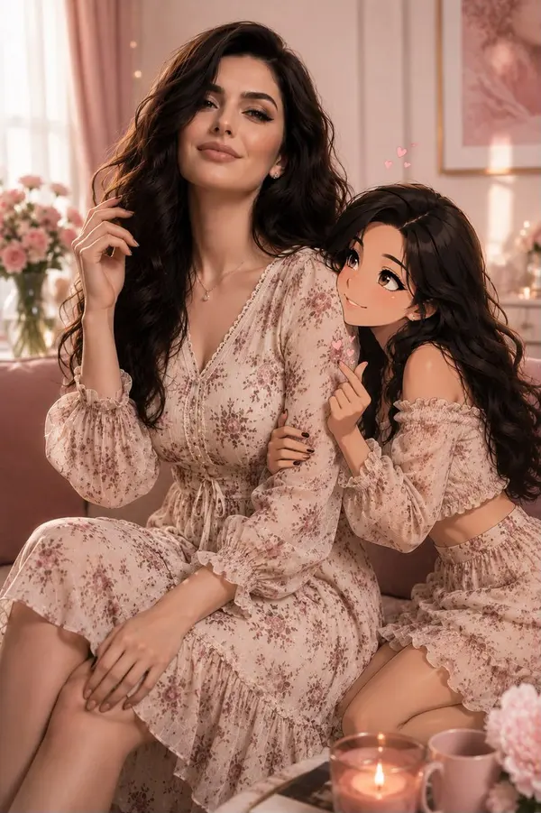 Dual Portrait: Realistic & Anime — image 2
