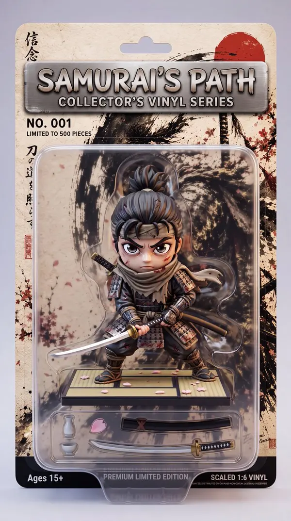 Samurai's Path Collectible Vinyl Toy — image 1