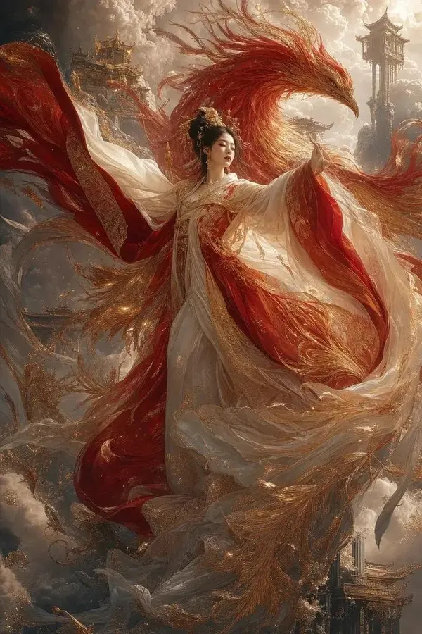Celestial Empress with Vermilion Phoenix — image 2