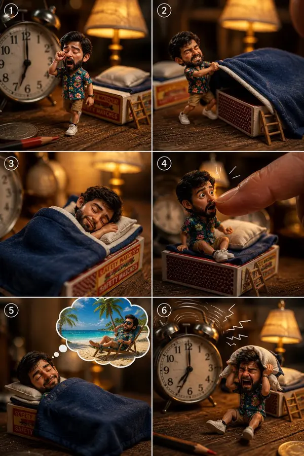 Tiny Man's Bedtime Adventure Comic