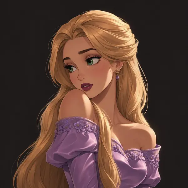Elegant Fantasy Princess Portrait — image 1