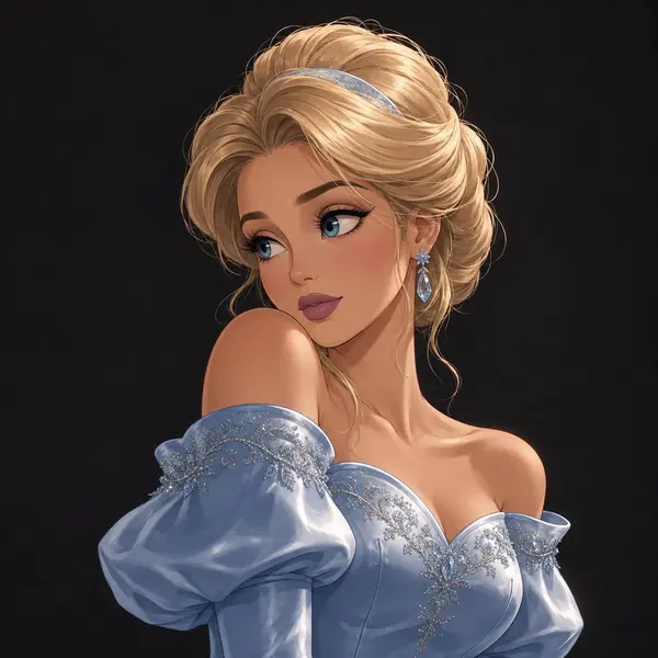 Elegant Fantasy Princess Portrait — image 3