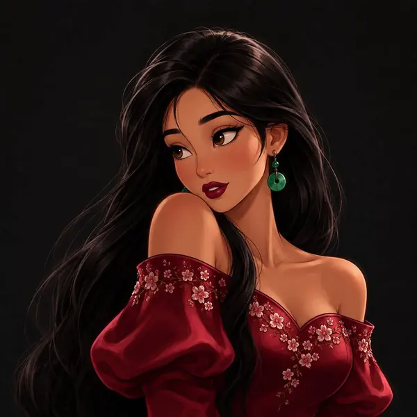 Elegant Fantasy Princess Portrait — image 4