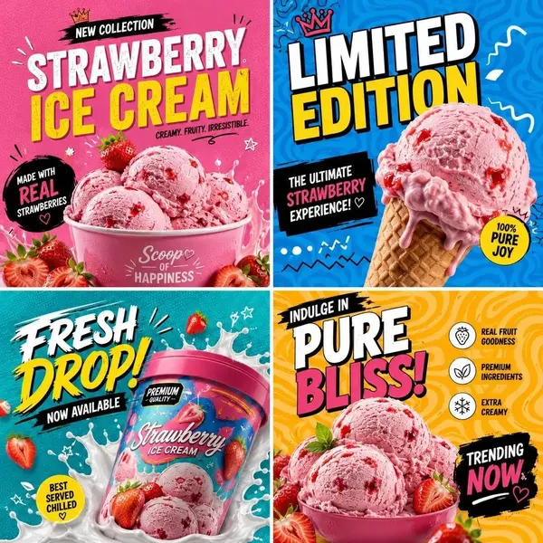 Pop Art Product Campaign Grid — image 1