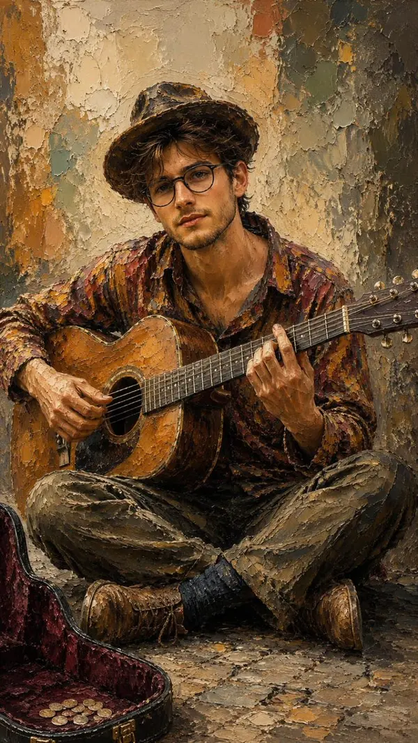 Bohemian Street Musician