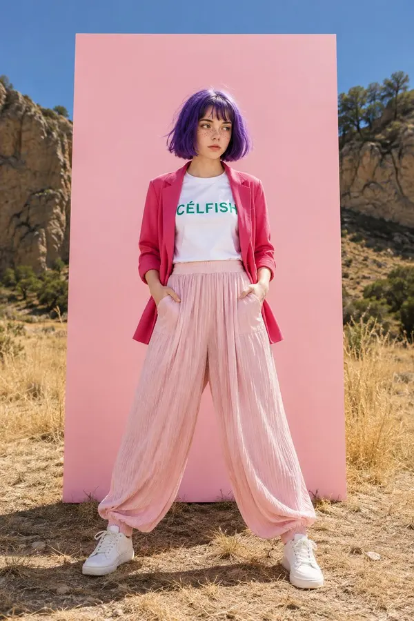 Pastel Field Fashion Editorial — image 1