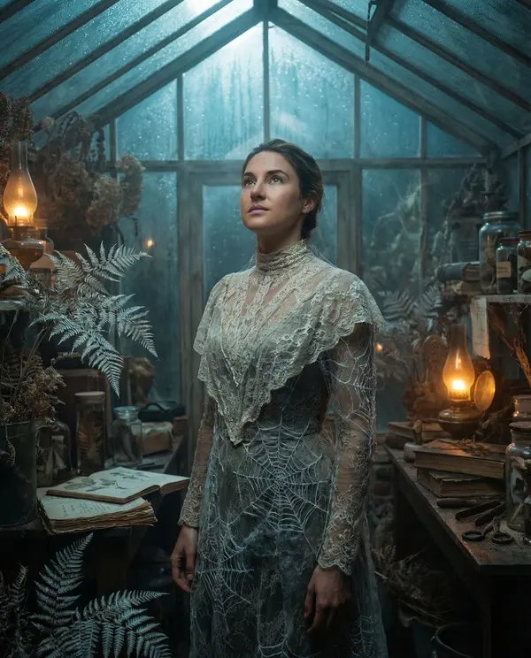 Botanical Archivist at Twilight — image 2