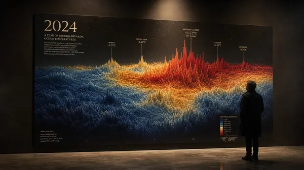 Ocean Heat Data Art — image 2