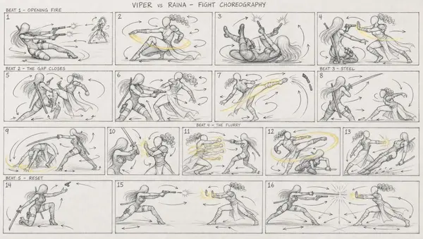 Viper vs Raina Fight Choreography