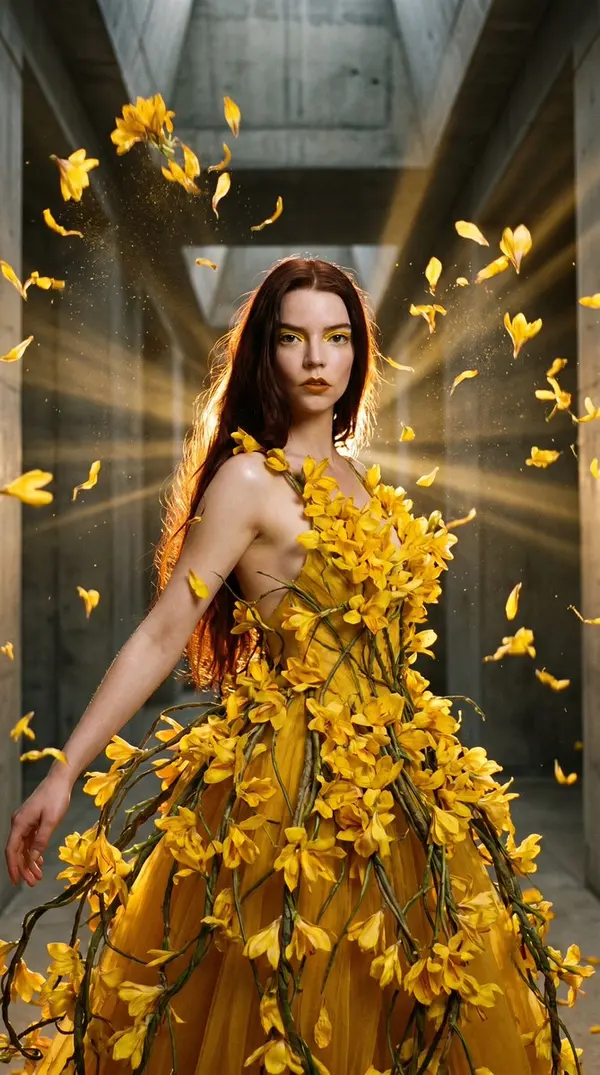 Zero-Gravity Saffron Couture — image 2