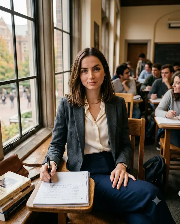 Candid College Classroom Portrait — image 2