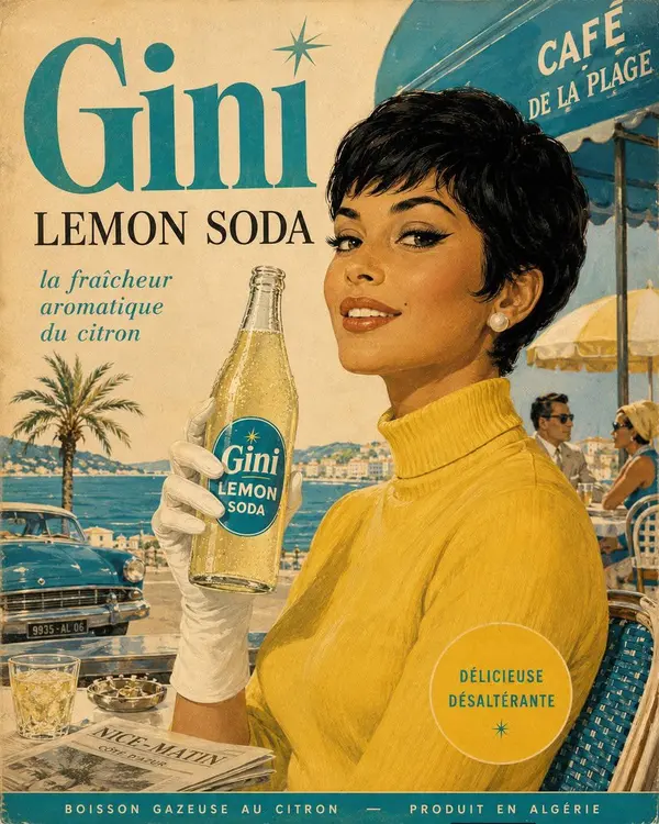 1960s Retro Beverage Poster — image 4