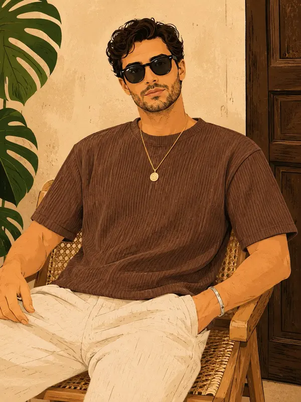 Contemporary Naïve Portrait Illustration — image 2