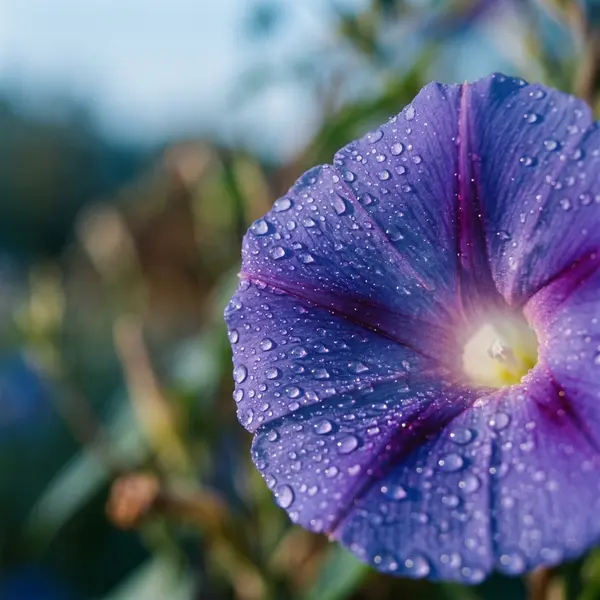 Dew-Laden Morning Glory