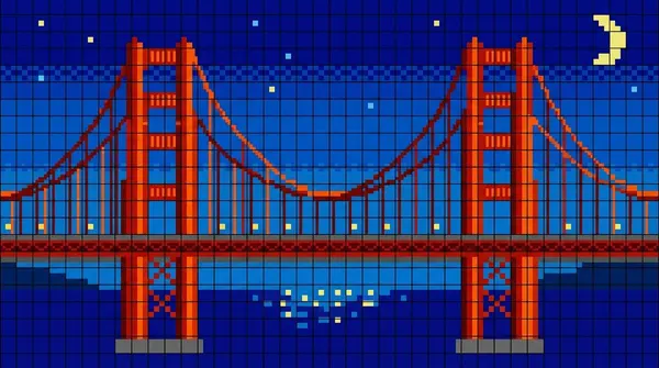 Golden Gate LED Pixel Grid
