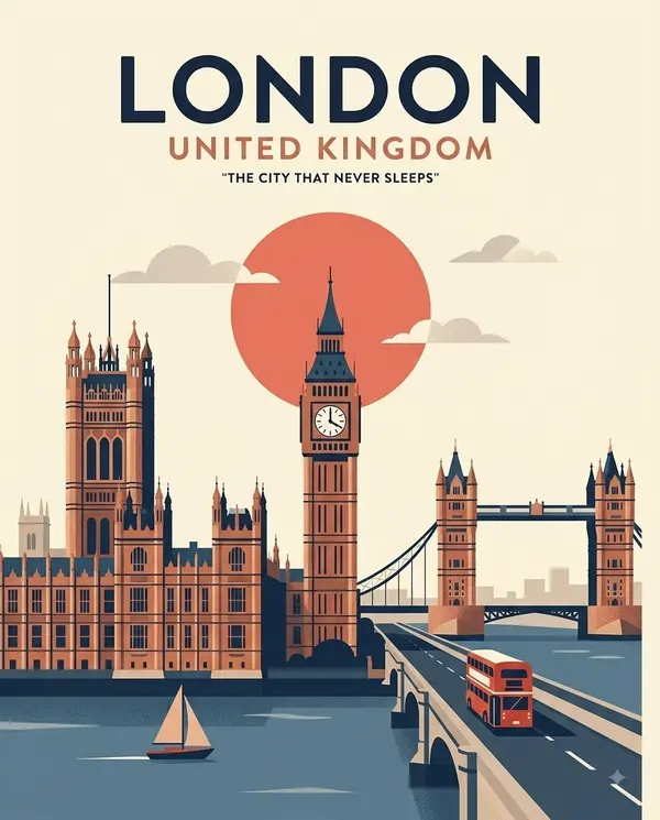 Vintage Istanbul Travel Poster — image 2
