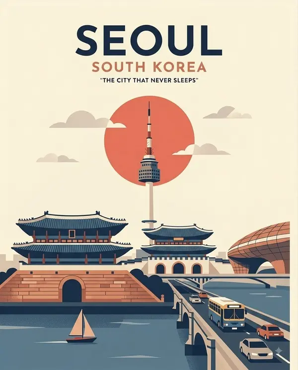 Vintage Istanbul Travel Poster — image 3