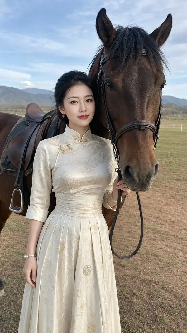 Elegant Equestrian Portrait — image 1