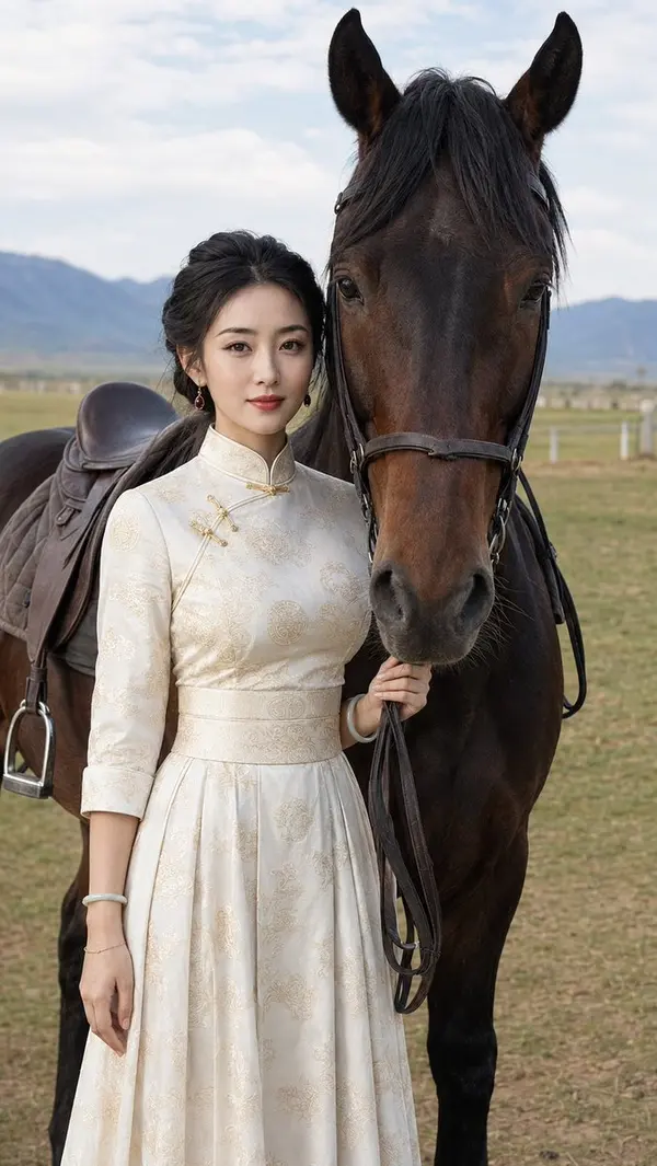 Elegant Equestrian Portrait — image 2