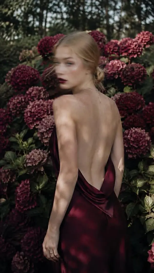 Candid Hydrangea Garden Portrait — image 2