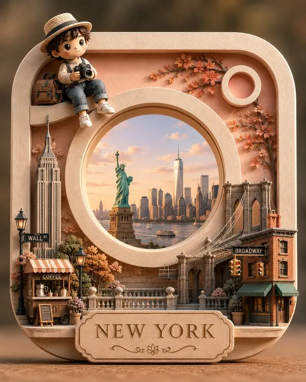 Instagram-Inspired New York Diorama — image 1