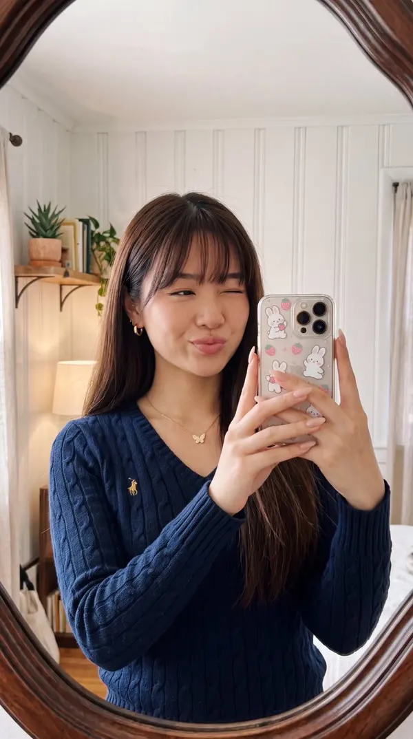Cute Mirror Selfie — image 3