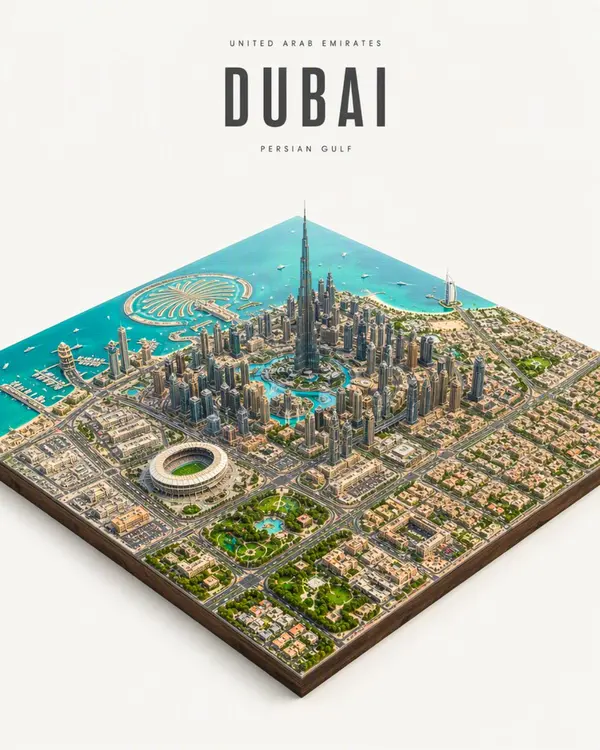 Barcelona Isometric City Diorama — image 3
