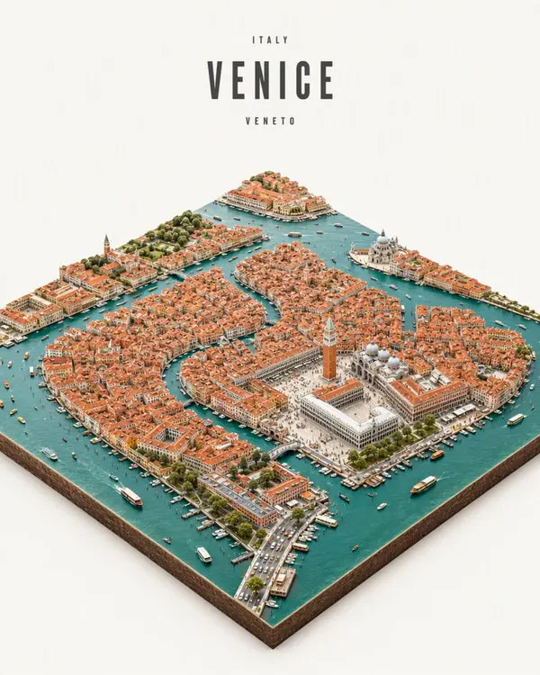 Barcelona Isometric City Diorama — image 4