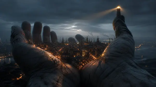 City Cradled in Colossal Hands — image 4