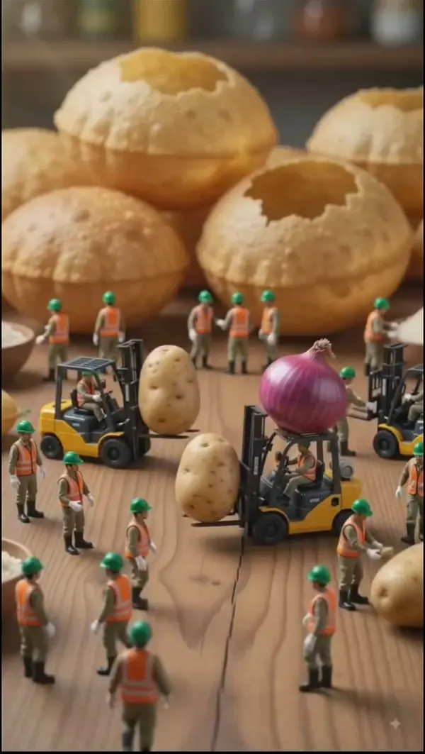Miniature Puri Factory