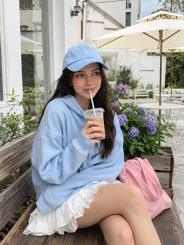 Café Patio Iced Coffee Portrait — image 1