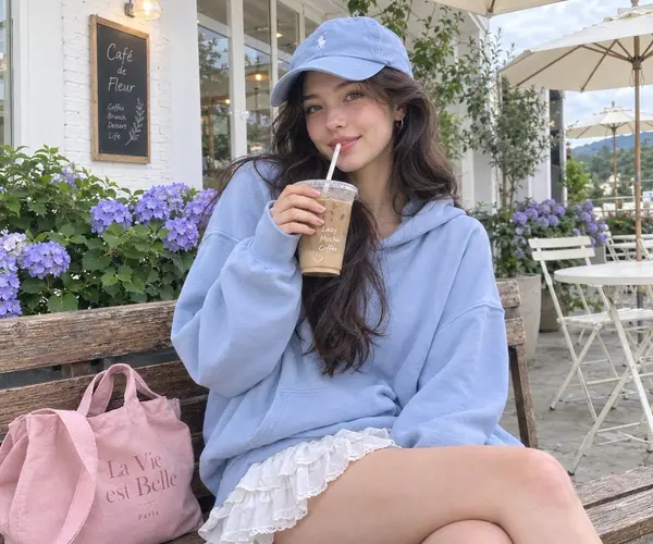 Café Patio Iced Coffee Portrait — image 2