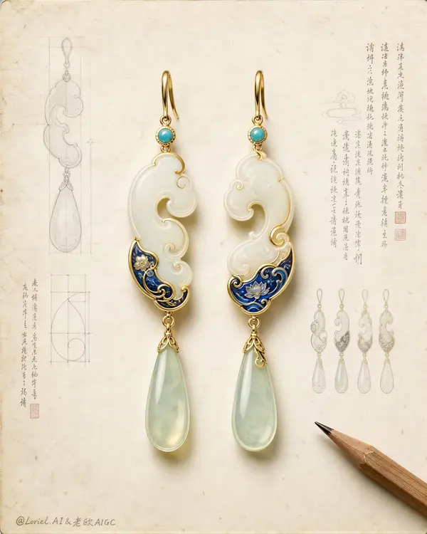Jade Earring Archive Poster — image 1