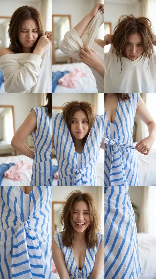 Morning Boudoir Outfit Sequence — image 2