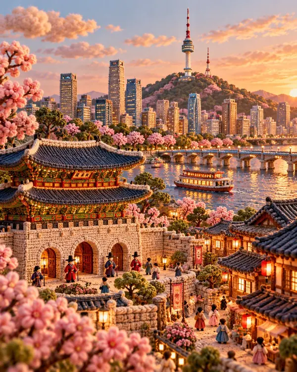 Knitted Miniature Travel World — image 2