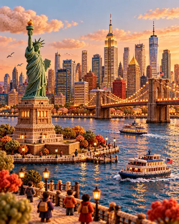 Knitted Miniature Travel World — image 4