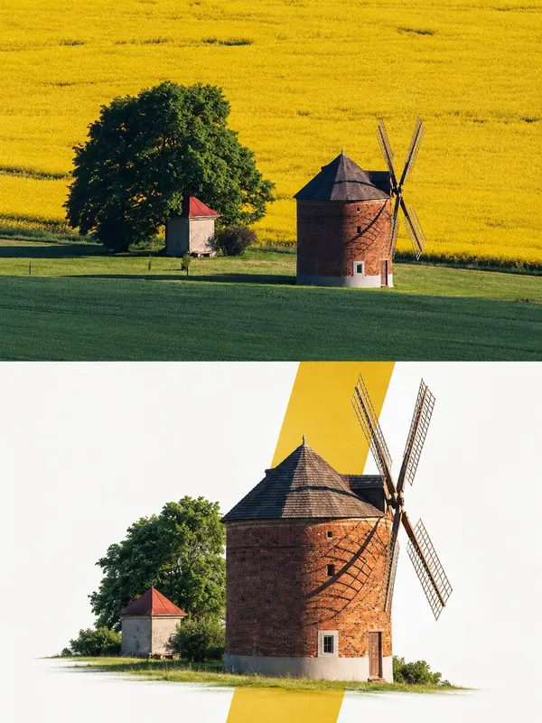 Editorial Windmill Poster — image 1