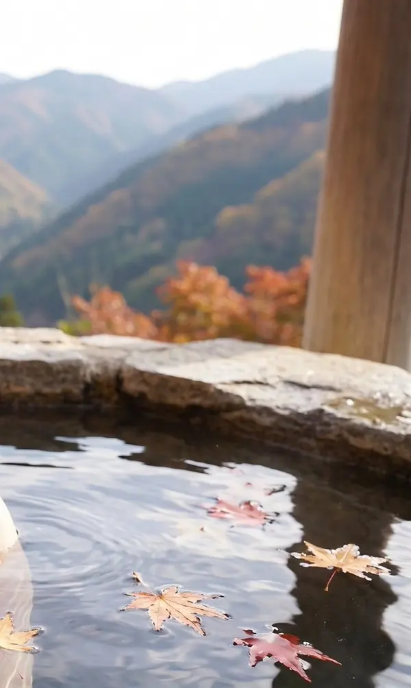 Autumn Onsen Portrait — image 3