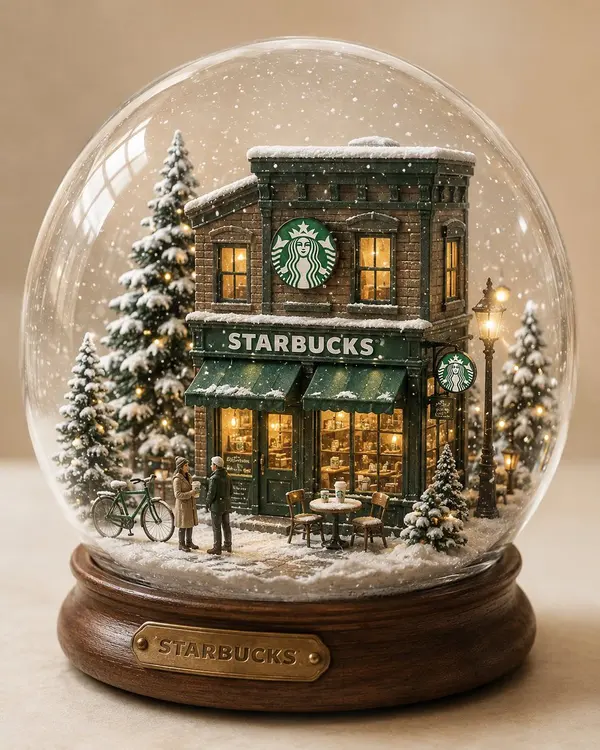 Miniature Store Snow Globe — image 1