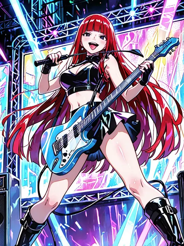 Red-Haired Rock Guitarist — image 1