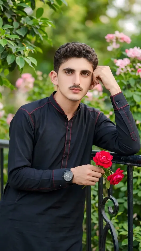 Man with a Red Rose