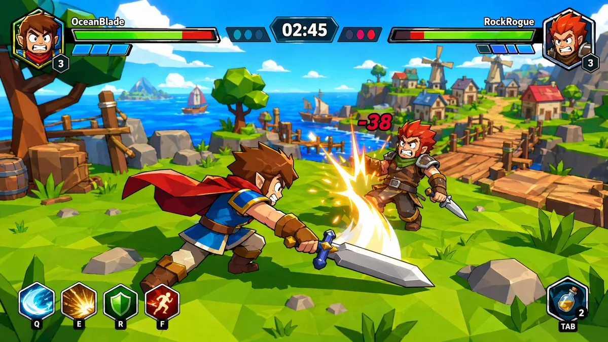 Wind Breaker PvP Battle Game Screenshot